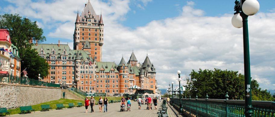 Hafen und Umgebung von Québec, Kanada
